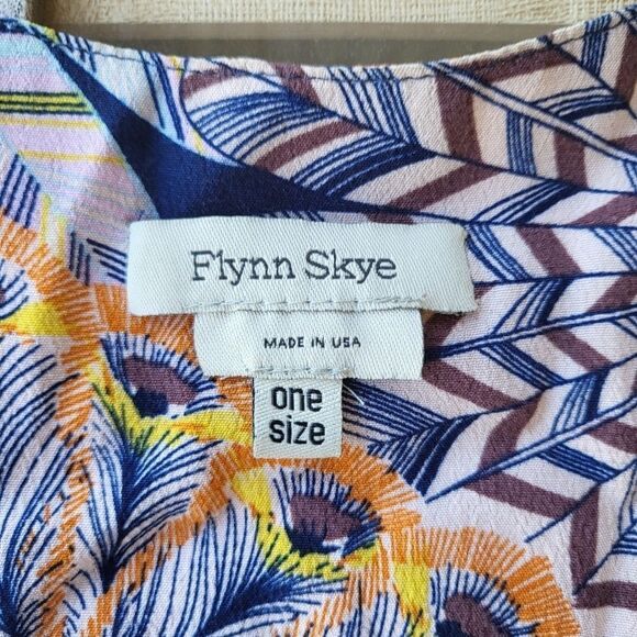Flynn Skye Stevie Mind‎ Blown Button Front High Low Boho Kimono OS - Picture 9 of 9